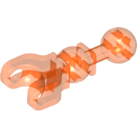 Lego spojka, průhledná neonově oranžová (6138823, 6046500)